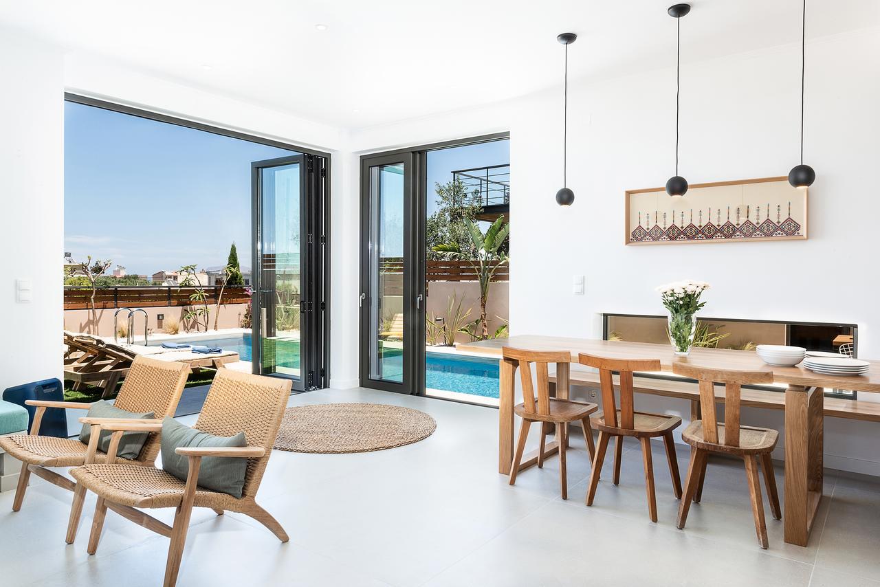 Fos Villa, A Luxe House With Private Heated Pool Galatás Екстериор снимка