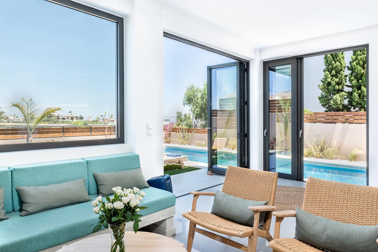 Fos Villa, A Luxe House With Private Heated Pool Galatás Екстериор снимка