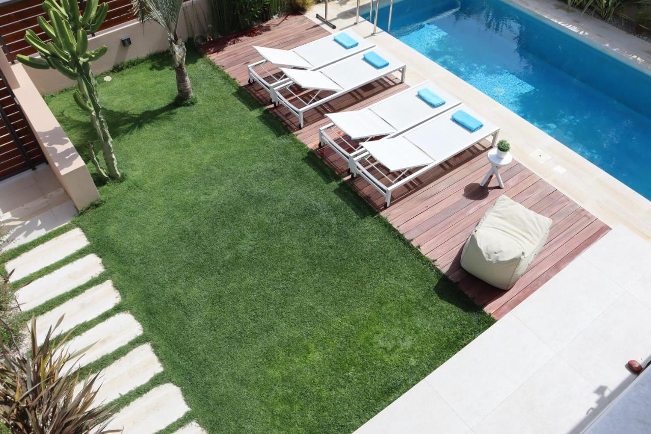Fos Villa, A Luxe House With Private Heated Pool Galatás Екстериор снимка
